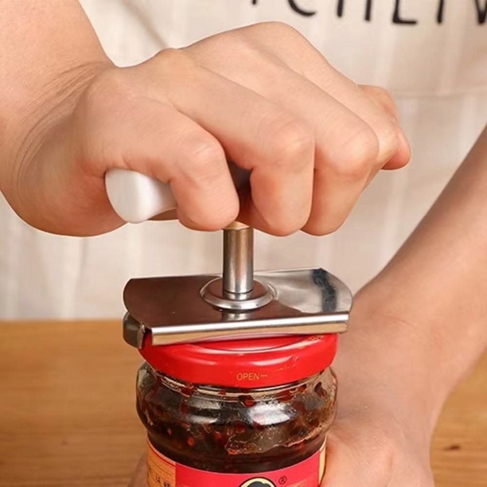 JarXpert™ Heavy Duty Stainless Steel Jar & Bottle Opener