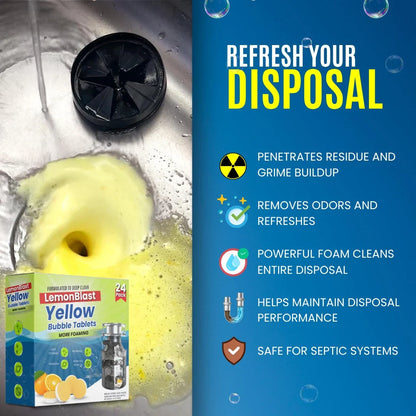 Lemon Blast Toilet Tablet 24Tablets (Pack of 2)