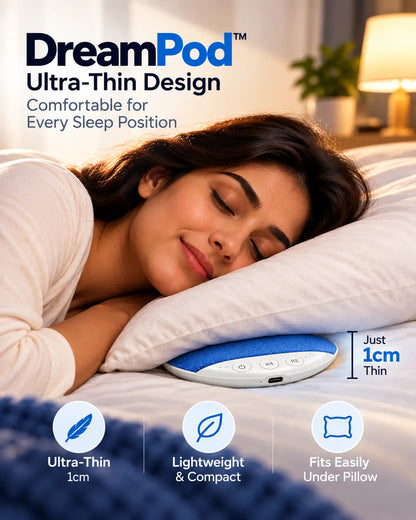 DreamPod™ Ultra-Thin Bluetooth Pillow Speaker