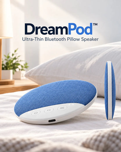 DreamPod™ Ultra-Thin Bluetooth Pillow Speaker