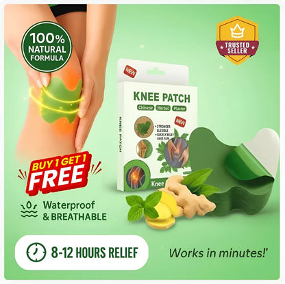 Herbal Knee Pain Relief Patches [Buy 1 Get 1 Free]